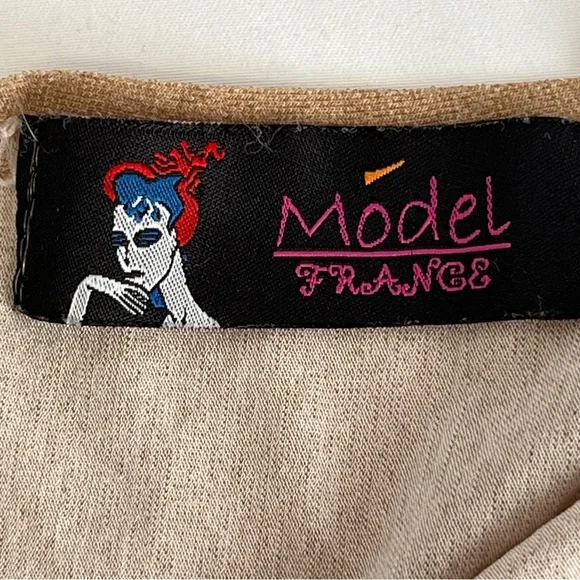 Model France Vintage Woman’s Bling Cat Lover Shirt - Picture 7 of 11